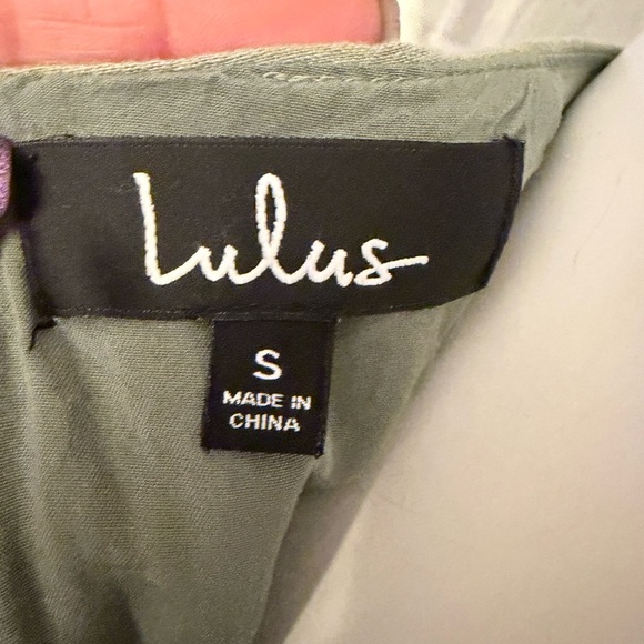 Lulus Sekera Sage Green Tassel Trim Fitted Mini Skirt Womans/Junior Size Small - Picture 3 of 16